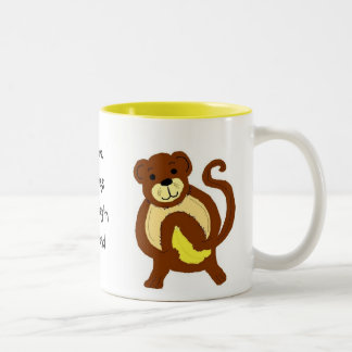 Caneca De Café Em Dois Tons Você está sempre se divertindo