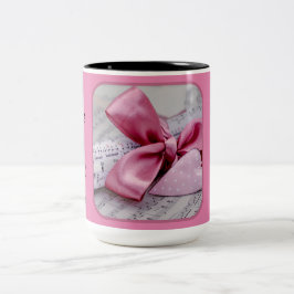 Caneca De Café Em Dois Tons Você Faz Meu Coração Cantar Duas Tons De Café