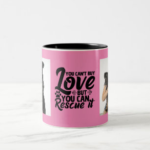 Caneca De Café Em Dois Tons Você não pode Comprar amor mas pode resgatá-lo