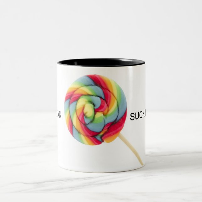 Caneca De Café Em Dois Tons Você pode sugá-lo (Centro)