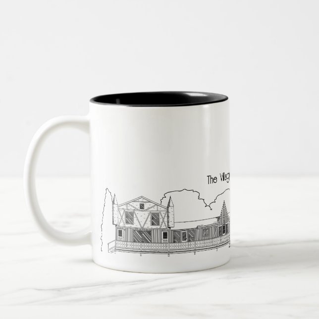 Caneca De Café Em Dois Tons VOFS Boardwalk Sketch (Esquerda)