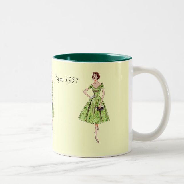 Caneca De Café Em Dois Tons Vogue 1957 (Direita)