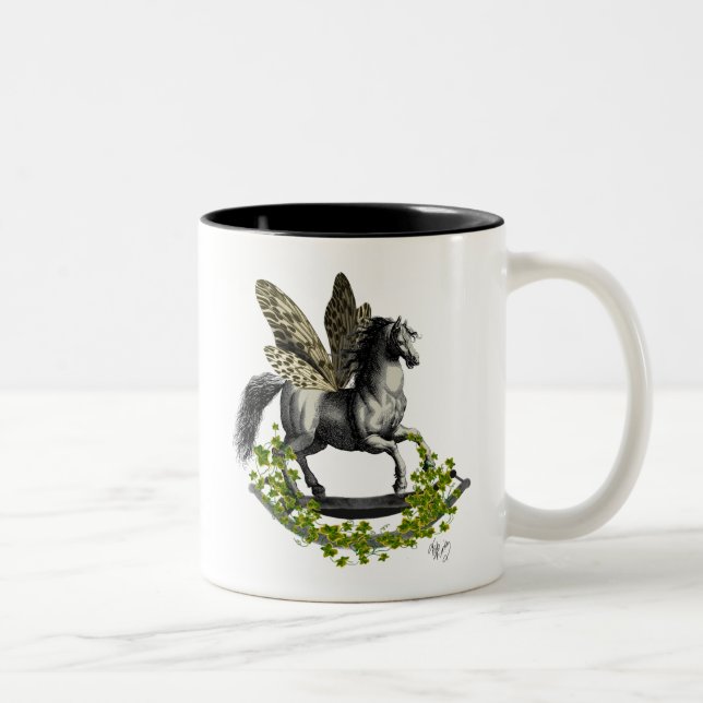 Caneca De Café Em Dois Tons Voo 2 de Cavalo Fogueiro (Direita)