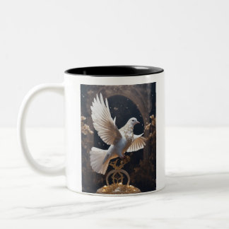Caneca De Café Em Dois Tons Voo da Liberdade - Vaca Escapando Cobra