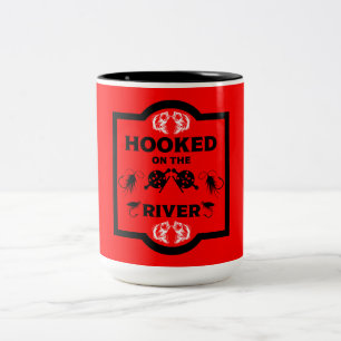 Caneca De Café Em Dois Tons Voo Pesca Canadá