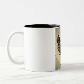 Caneca De Café Em Dois Tons "Voo Sagrado"