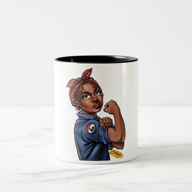 Caneca De Café Em Dois Tons Votação (Centro)