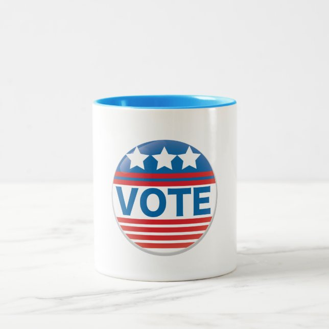Caneca De Café Em Dois Tons Votação (Centro)