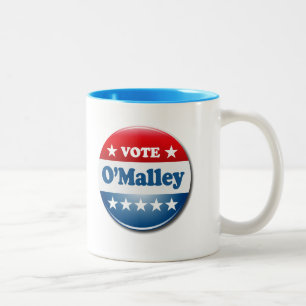 Caneca De Café Em Dois Tons Voto para O'Malley 2016