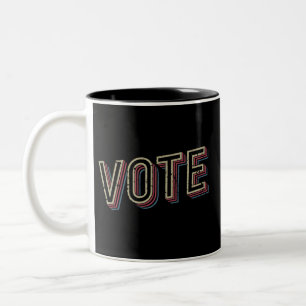Caneca De Café Em Dois Tons Voto Pró Escolha Presidente Eleição Feminista