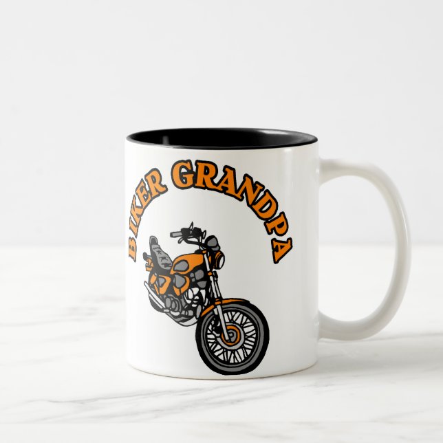 CANECA DE CAFÉ EM DOIS TONS VOVÔ DO MOTOCICLISTA (Direita)