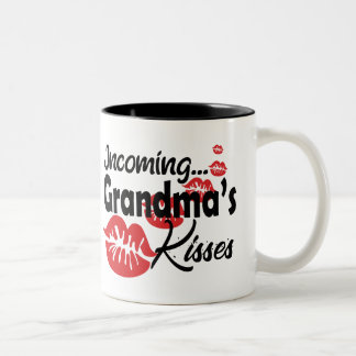 Caneca De Café Em Dois Tons Vovó Engraçada Beija Mug
