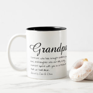 Caneca De Café Em Dois Tons Vovô Mug - Ame você à Lua e de volta