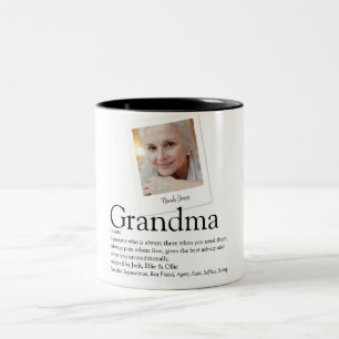 Caneca De Café Em Dois Tons Vovó Vovó - Foto Definição