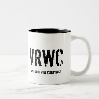 Caneca De Café Em Dois Tons VRWC, conspiração vasta do direita