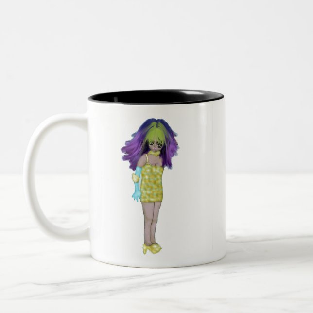 Caneca De Café Em Dois Tons Vyla Glint – The Chromatic Wanderer (Esquerda)