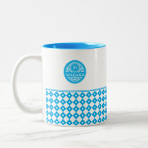 WAGARA Mug com padrão Kuginuki