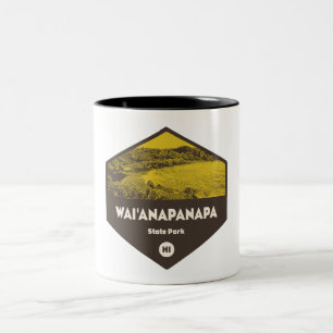 Caneca De Café Em Dois Tons Wai'anapanapa State Park Hawaii