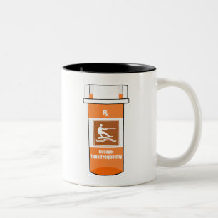 Caneca De Café Em Dois Tons Wakeboard É Minha Droga