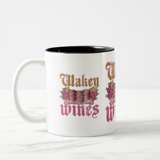 Caneca De Café Em Dois Tons Wakey Wines (Esquerda)