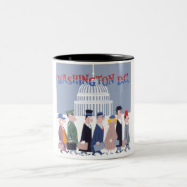 Caneca De Café Em Dois Tons Washington D.C.
