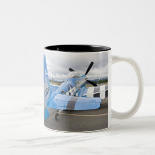 Caneca De Café Em Dois Tons Washington, Olympia, airshow militar. 3