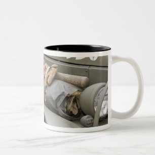 Caneca De Café Em Dois Tons Washington, Olympia, airshow militar. 7
