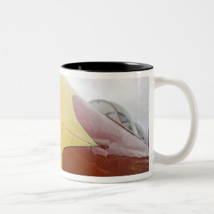 Caneca De Café Em Dois Tons Washington, Olympia, show aéreo militar.