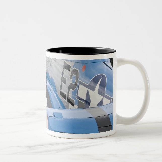 Caneca De Café Em Dois Tons Washington, Olympia, show aéreo militar. 4 (Direita)