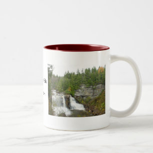 Caneca De Café Em Dois Tons Waterfall West Virginia Mug
