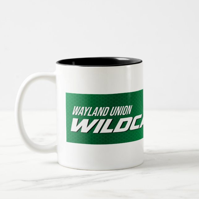 Caneca De Café Em Dois Tons Wayland Union Wildcats #2 (Esquerda)