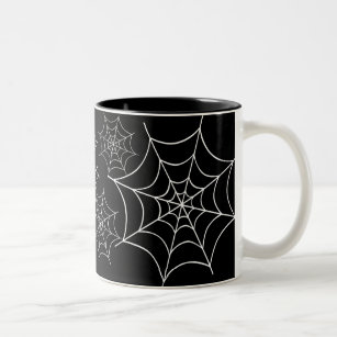 Caneca De Café Em Dois Tons Web de aranha
