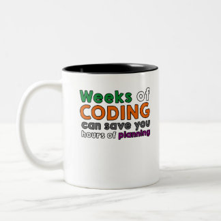 Caneca De Café Em Dois Tons Weeks of coding