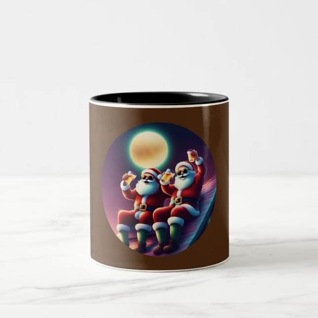 Caneca De Café Em Dois Tons Weihnachtsmann - Kaffeetasse (Centro)