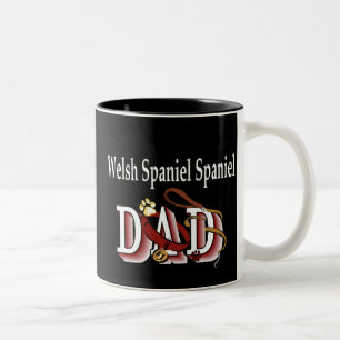 Caneca De Café Em Dois Tons Welsh Springer Spaniel Pai Mug