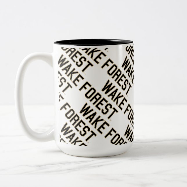 Caneca De Café Em Dois Tons WFU | Floresta Acordar (Esquerda)