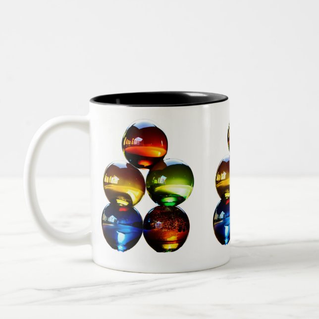 Caneca De Café Em Dois Tons Whimsical Dreamy Mug (Esquerda)