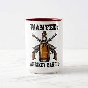 Caneca De Café Em Dois Tons Whiskey Bandit