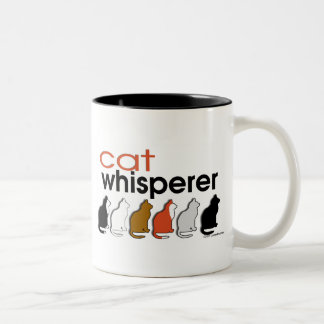 Caneca De Café Em Dois Tons Whisperer do gato