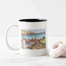 Caneca De Café Em Dois Tons Whitby, Inglaterra