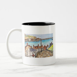 Caneca De Café Em Dois Tons Whitby, Inglaterra