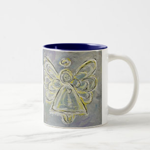 Caneca De Café Em Dois Tons White Angel Mug