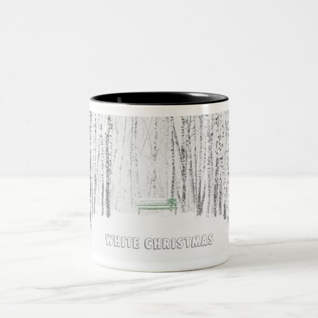 Caneca De Café Em Dois Tons White Christmas Tale (Centro)