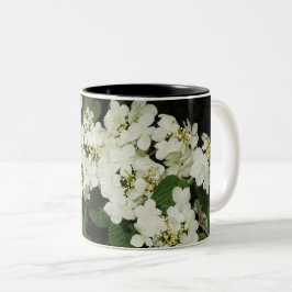 Caneca De Café Em Dois Tons White Viburnum
