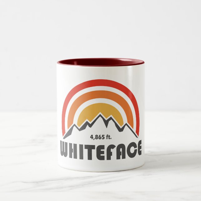 Caneca De Café Em Dois Tons Whiteface Mountain (Centro)