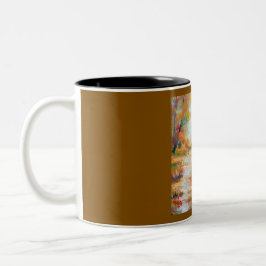 Caneca De Café Em Dois Tons Whitetail Deer Fall Mugs & Cups