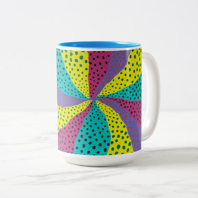Caneca De Café Em Dois Tons Whoop (Frente Esquerda)