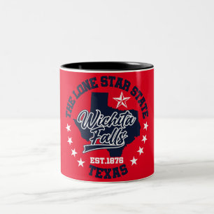Caneca De Café Em Dois Tons Wichita Falls, Texas