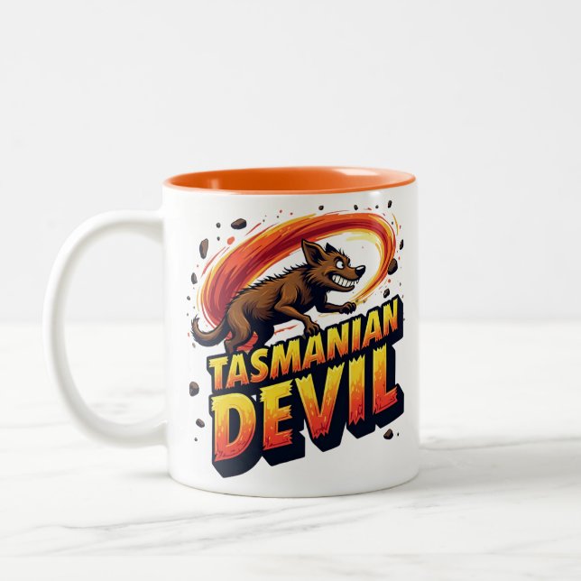 Caneca De Café Em Dois Tons Wild Whirlwind (Esquerda)