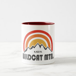 Caneca De Café Em Dois Tons Wildcat Mountain New Hampshire
